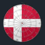 Dartboard met vlag van Denemarken Dartbord<br><div class="desc">Voeg een vleugje Deense trots toe aan uw speelkamer met ons exclusieve dartbord met de vlag van Denemarken! Dit dartbord is gemaakt met nauwgezette aandacht voor detail en is meer dan alleen een functioneel item; het is een viering van het erfgoed en de culturele trots van Denemarken. Het levendige ontwerp...</div>