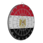 Dartboard met vlag van Egypte Dartbord (Voorkant Links)