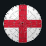 Dartboard met vlag van Engeland Dartbord<br><div class="desc">Voeg een vleugje Engelse trots toe aan uw speelkamer met ons exclusieve dartbord met de vlag van Engeland! Dit dartbord is gemaakt met nauwgezette aandacht voor detail en is meer dan alleen een game-accessoire; het is een viering van het rijke erfgoed en de culturele trots van Engeland. Het elegante ontwerp...</div>