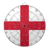 Dartboard met vlag van Engeland Dartbord (Voorkant)
