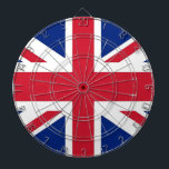 Dartboard met vlag van het Verenigd Koninkrijk Dartbord<br><div class="desc">Voeg een vleugje Britse trots toe aan uw speelkamer met ons exclusieve dartbord met de vlag van het Verenigd Koninkrijk! Dit dartbord is gemaakt met nauwgezette aandacht voor detail en is meer dan alleen een game-accessoire; het is een viering van het rijke erfgoed en de culturele trots van het Verenigd...</div>