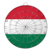Dartboard met vlag van Hongarije Dartbord (Voorkant)