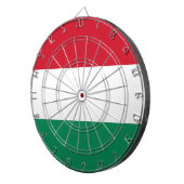 Dartboard met vlag van Hongarije Dartbord (Voorkant Rechts)