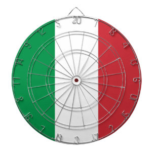 Dartboard met vlag van Italië Dartbord