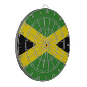 Dartboard met vlag van Jamaica Dartbord (Voorkant Links)