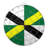 Dartboard met vlag van Monterey City, VS Dartbord (Voorkant)