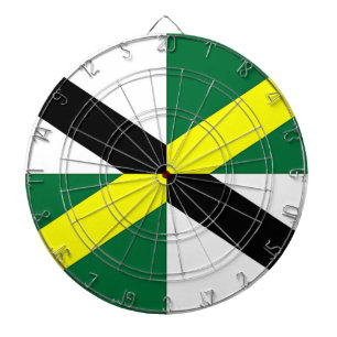 Dartboard met vlag van Monterey City, VS Dartbord