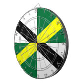 Dartboard met vlag van Monterey City, VS Dartbord (Voorkant Rechts)