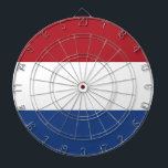 Dartboard met vlag van Nederland Dartbord<br><div class="desc">Voeg een vleugje Nederlandse trots toe aan uw speelkamer met ons exclusieve dartbord met de vlag van Nederland! Dit dartbord is gemaakt met nauwgezette aandacht voor detail en is meer dan alleen een functioneel spelstuk; het is een viering van het erfgoed en de culturele trots van Nederland. Het opvallende ontwerp...</div>