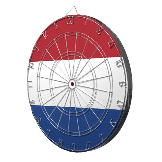 Dartboard met vlag van Nederland Dartbord (Voorkant Rechts)