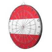 Dartboard met vlag van Oostenrijk Dartbord (Voorkant Rechts)