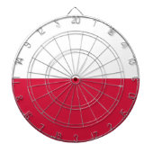 Dartboard met vlag van Polen Dartbord (Voorkant)