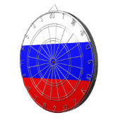 Dartboard met vlag van Rusland Dartbord (Voorkant Rechts)