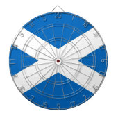 Dartboard met vlag van Schotland Dartbord (Voorkant)