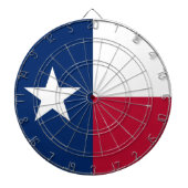 Dartboard met Vlag van Texas, Verenigde Staten Dartbord (Voorkant)