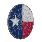 Dartboard met Vlag van Texas, Verenigde Staten Dartbord (Voorkant Links)