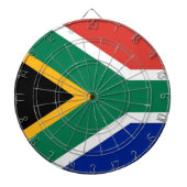 Dartboard met vlag van Zuid-Afrika Dartbord (Voorkant)