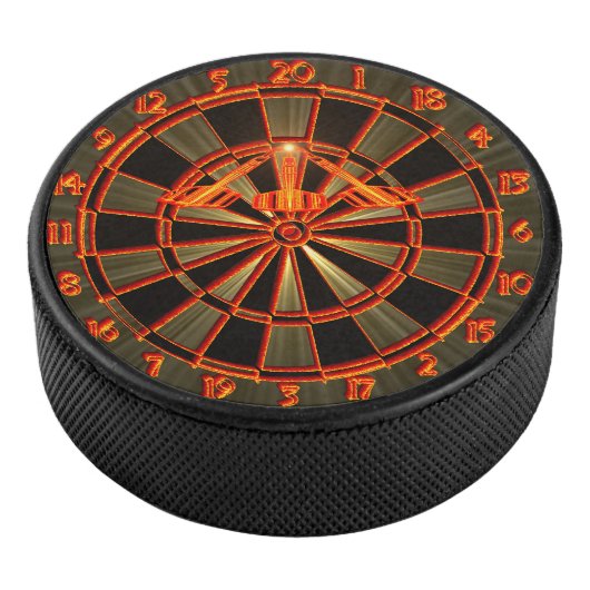 Dartboard mit Darts in die 180 Dartkunst Hockey Puck (3/4)