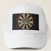 Dartboard Monogram Trucker Pet (Voorkant)