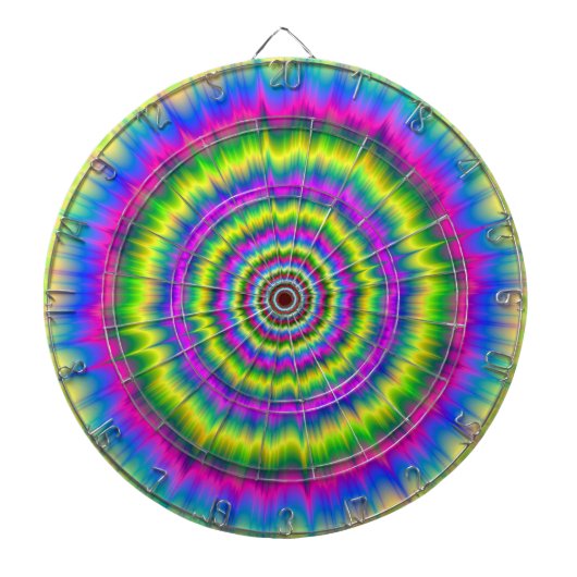 Dartboard Neon Explosion Dartbord (Voorkant)