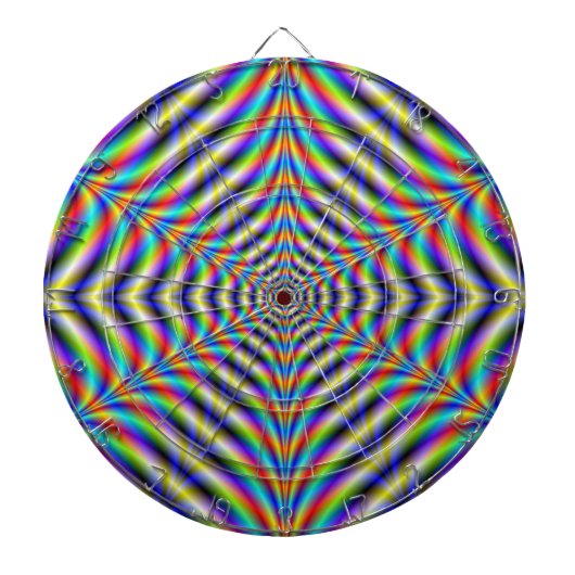 Dartboard Neon Web Dartbord (Voorkant)