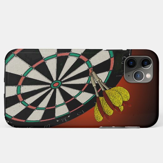 Dartboard-ontwerp Case-Mate iPhone Case (Achterkant (horizontaal))