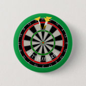 Dartboard ontwerp op maat ronde button 5,7 cm (Voorkant)
