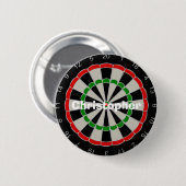 Dartboard-ontwerp Ronde Button 5,7 Cm (Voorkant /achterkant)