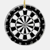 Dartboard ornament decoratie met aangepaste kleur (Achterkant)