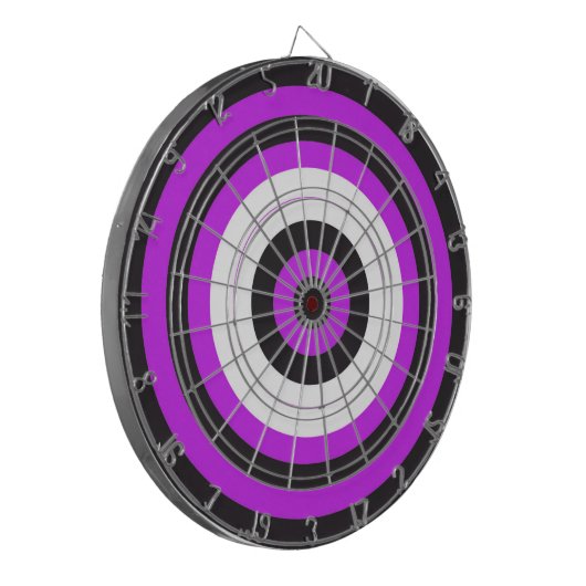 Dartboard/Paars Dartbord (Voorkant Links)