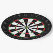 Dartboard Paper-Borden Papieren Bordje (Gekanteld)