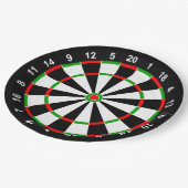Dartboard Papieren Bordje (Gekanteld)