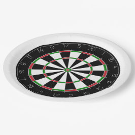 Dartboard Papieren Bordje