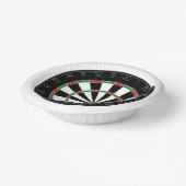Dartboard Papieren Kommen (Gebogen)