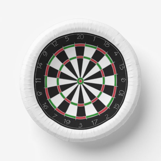 Dartboard Papieren Kommen (Voorkant)