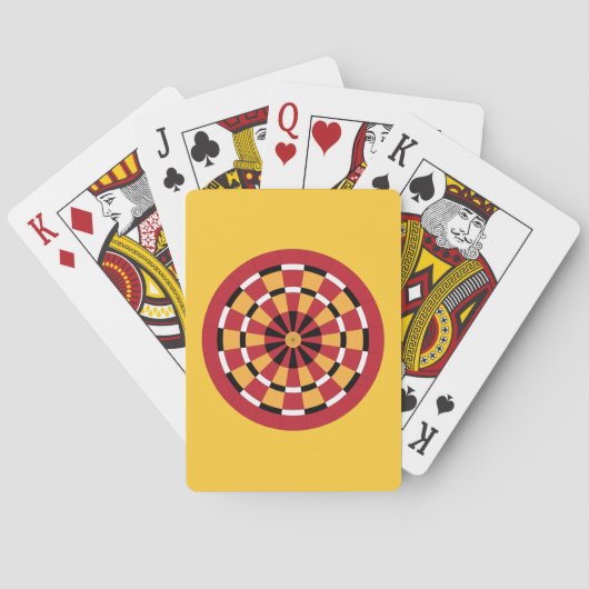 Dartboard Pokerkaarten (Achterkant)