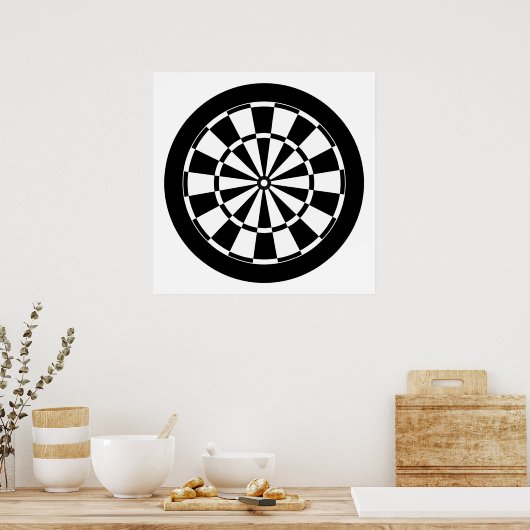 Dartboard Poster (Keuken)