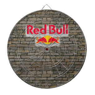 Dartboard Red Bull Stone background Dartbord
