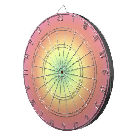 Dartboard - Regenboog kleuren Dartbord (Voorkant Rechts)