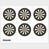 Dartboard Ronde Sticker (Vel)