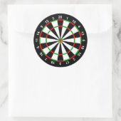 Dartboard Ronde Sticker (Tas)