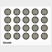 Dartboard Ronde Sticker (Vel)
