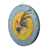 Dartboard - Rooster en Sun Dartbord (Voorkant Rechts)