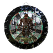 DARTBOARD - SASQUATCH IN BOSSEN DARTBORD (Voorkant)