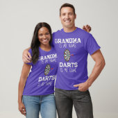 Dartboard Shirt Dart gooien Oma (Unisex)