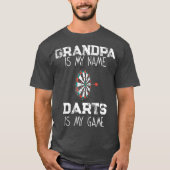 Dartboard Shirt Dart gooien Opa (Voorkant)