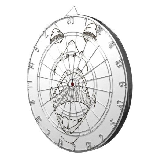 Dartboard "Shout" Dartbord (Voorkant Rechts)