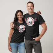 Dartboard Skeleton Darts Player T-shirt (Unisex)