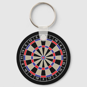 Dartboard-Sleutelhanger Sleutelhanger