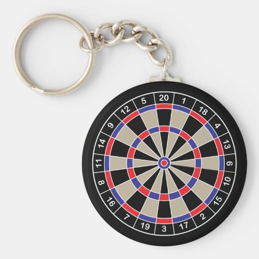 Dartboard-Sleutelhanger Sleutelhanger (Voorkant)